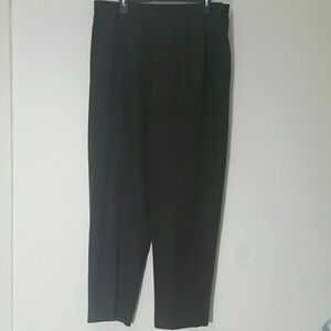 Pret A Porter Dark Brown Lined Dress Pants Plus Size 20W Straight Leg Workwear